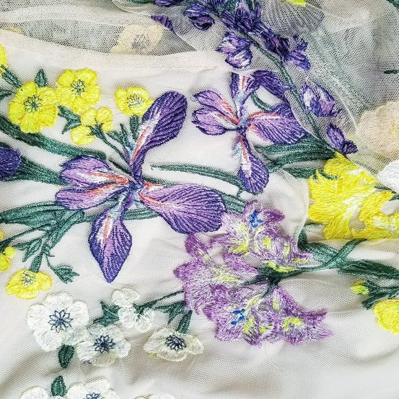 ASOS Blouson Sleeve Floral Dress 12 - Picture 6 of 16